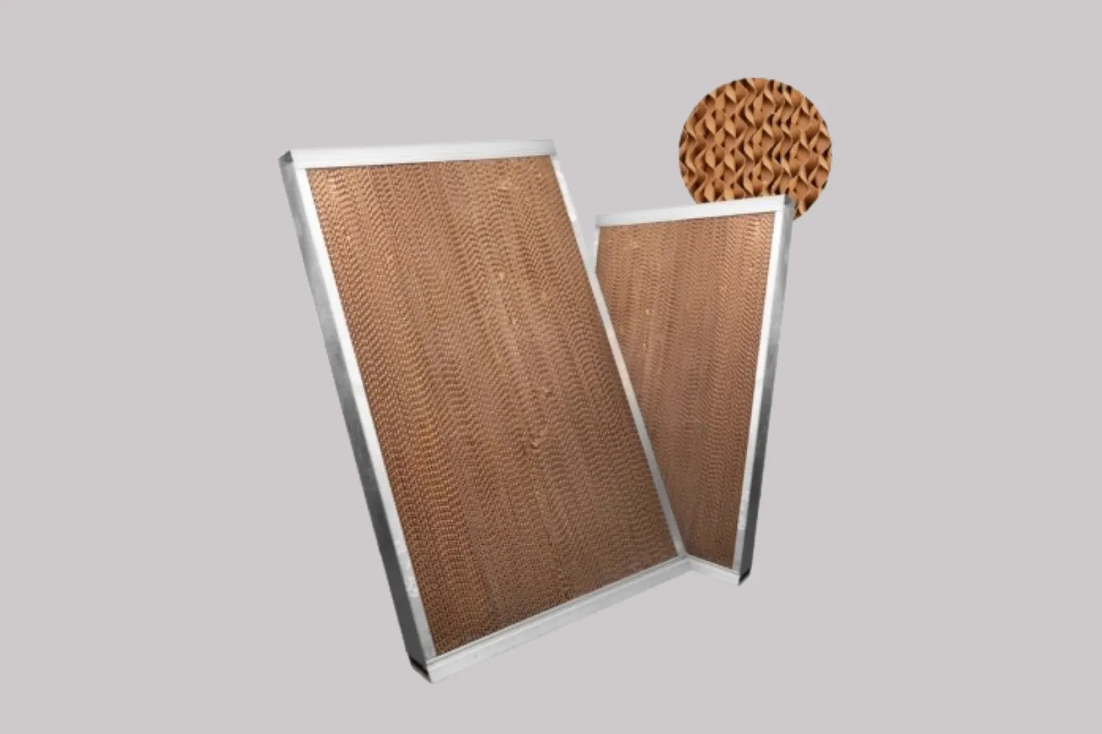 cooling pad aluminium frame with pipeline set for poultry farm cooling system by Roots Poultry Industries